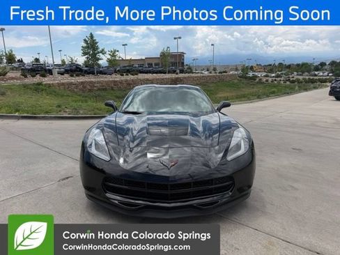 Used 2016 Chevrolet Corvette Stingray Coupe w/ Carbon Flash Badge Package RWD image 2