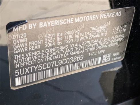 Used 2020 BMW X3 xDrive30i w/ Convenience Package image 26