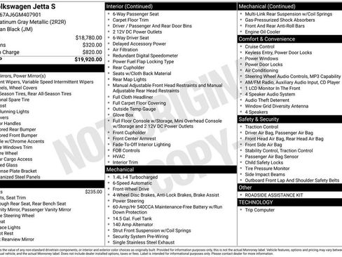 Used 2016 Volkswagen Jetta S image 7