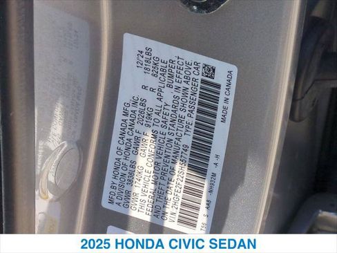 Certified 2025 Honda Civic LX image 26