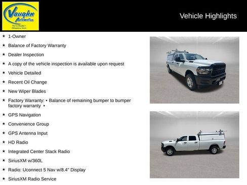 Used 2023 RAM 3500 Tradesman w/ Convenience Group image 2