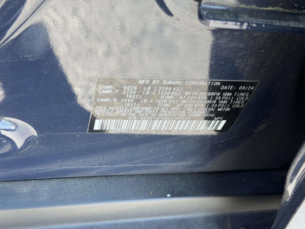 Certified 2025 Subaru Outback Touring XT AWD/4WD image 27