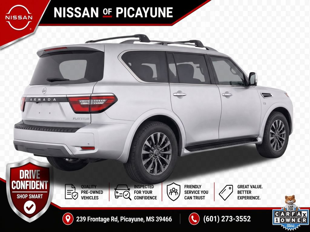 Used 2022 Nissan Armada Platinum w/ Captain's Chairs Package RWD image 6