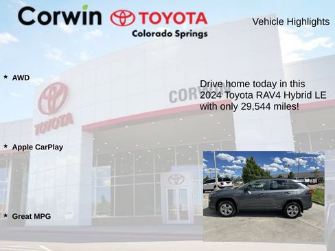 Used 2024 Toyota RAV4 LE AWD/4WD image 6