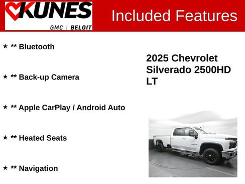 Used 2025 Chevrolet Silverado 2500 LT w/ Safety Package AWD/4WD image 2