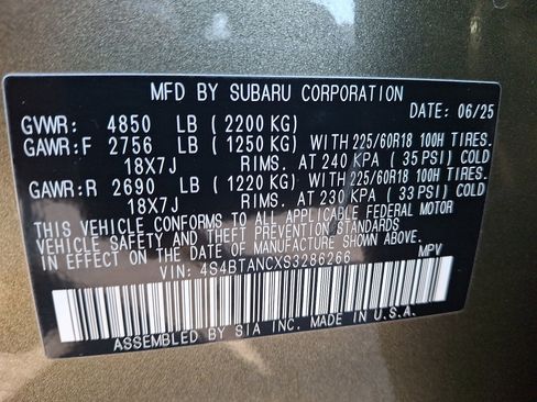 Certified 2025 Subaru Outback Limited image 26