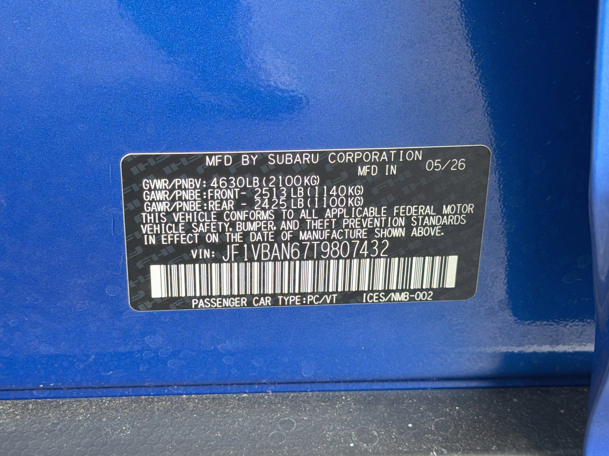 New 2026 Subaru WRX Limited AWD/4WD image 41
