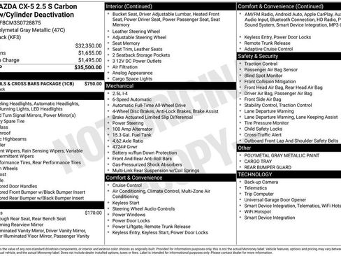 New 2025 MAZDA CX-5 Carbon Edition image 3