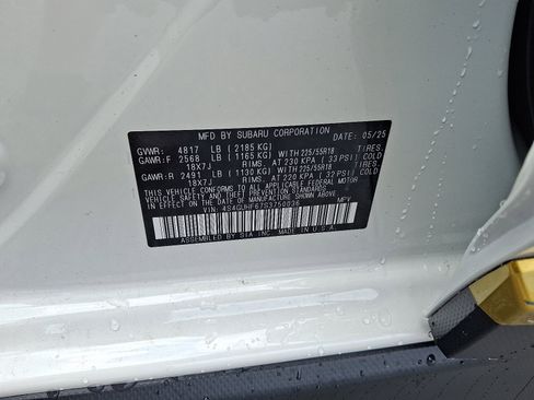 New 2025 Subaru Crosstrek 2.5i Sport image 17