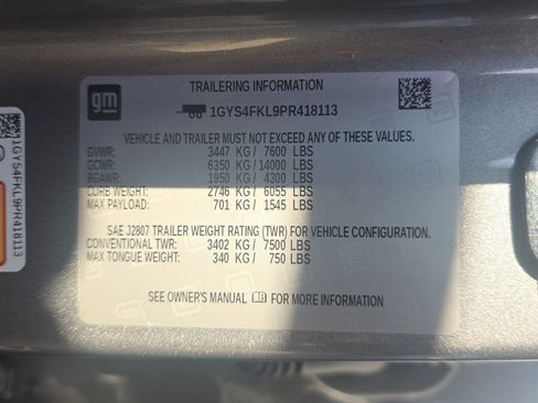 Used 2023 Cadillac Escalade Sport w/ LPO, ONYX Package AWD/4WD image 21
