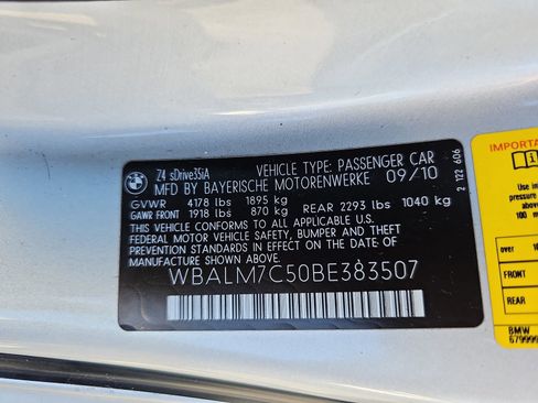 Used 2011 BMW Z4 sDrive35i image 13