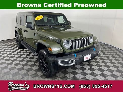 Used 2024 Jeep Wrangler Unlimited Sahara w/ Technology Group AWD/4WD image 1