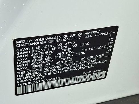 Used 2023 Volkswagen Atlas SEL AWD/4WD image 28