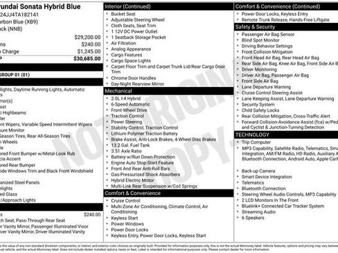 New 2026 Hyundai Sonata Blue FWD image 11