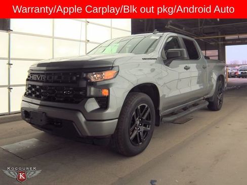 Used 2024 Chevrolet Silverado 1500 Custom w/ LPO, Dark Essentials Package image 1
