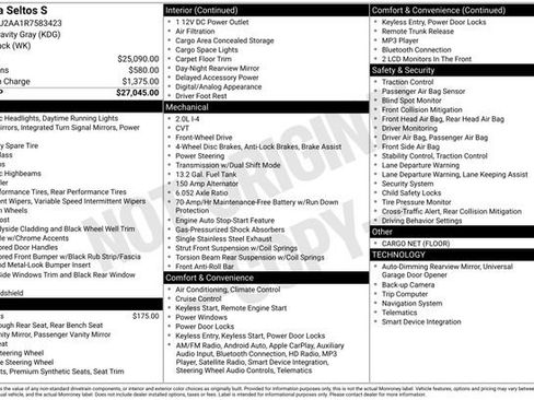 Certified 2024 Kia Seltos S image 26