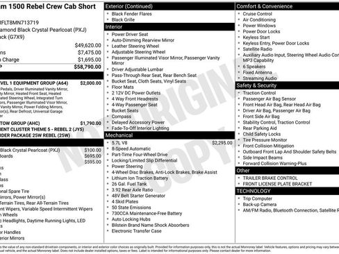 Used 2021 RAM 1500 Rebel w/ Rebel Level 1 Equipment Group image 6