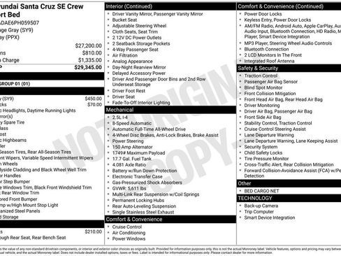 Used 2023 Hyundai Santa Cruz SE image 4