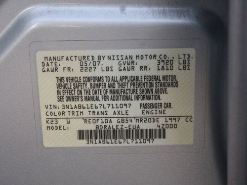 Used 2007 Nissan Sentra 2.0 S w/ Convenience Plus Pkg FWD image 10