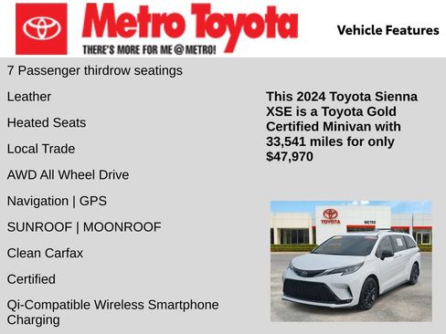 Certified 2024 Toyota Sienna XSE image 6