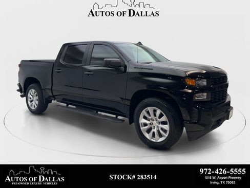 Used 2021 Chevrolet Silverado 1500 Custom w/ LPO, Dark Essentials Package RWD image 1