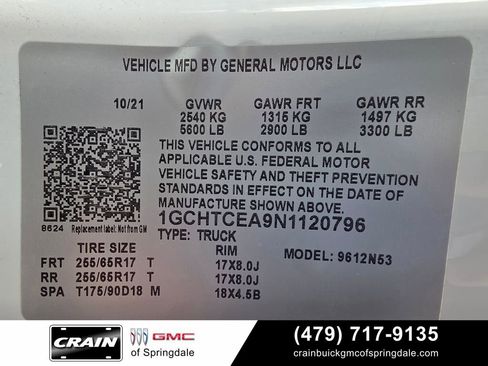 Used 2022 Chevrolet Colorado LT w/ Fleet Safety Package AWD/4WD image 30