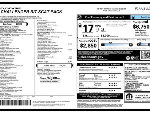 Used 2021 Dodge Challenger R/T Scat Pack w/ Plus Package image 44