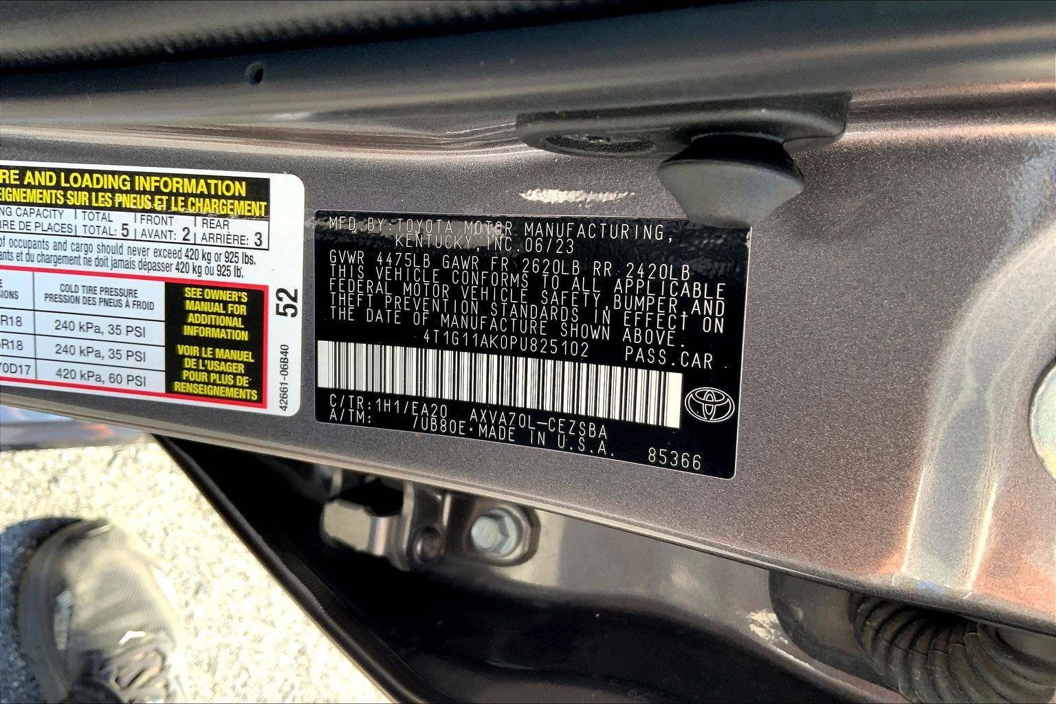 Used 2023 Toyota Camry SE FWD image 30