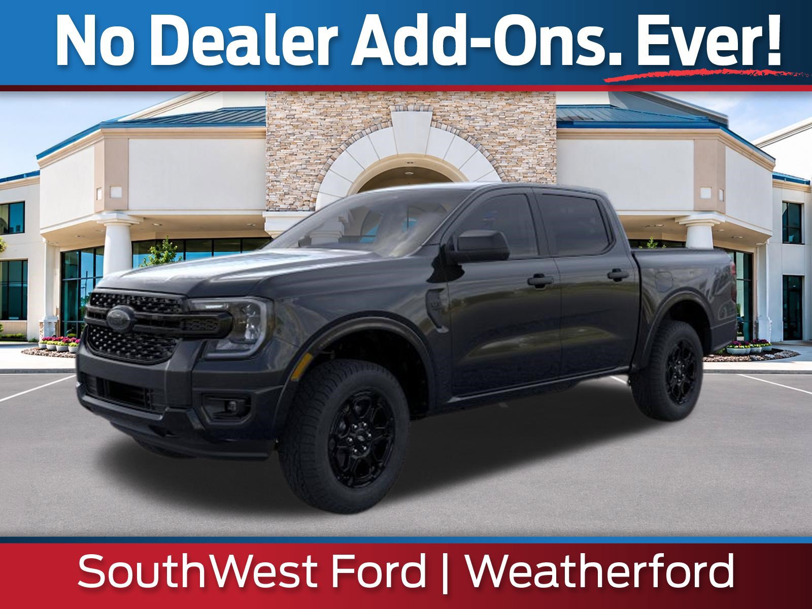 New 2026 Ford Ranger XLT w/ Black Appearance Package AWD/4WD 360° Tour