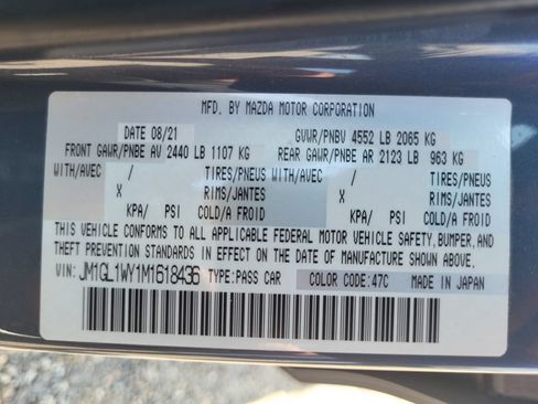 Used 2021 MAZDA MAZDA6 Carbon Edition FWD image 19
