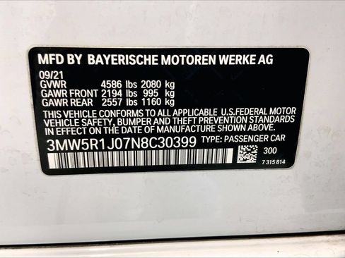 Used 2022 BMW 330i Sedan w/ Convenience Package RWD image 32