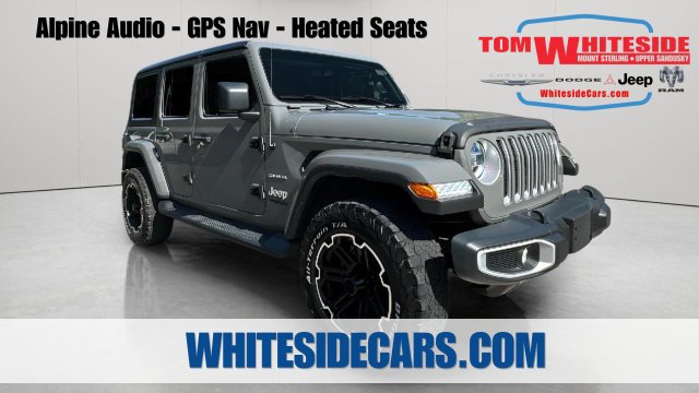Used 2022 Jeep Wrangler Unlimited Sahara w/ LED Lighting Group AWD/4WD image 1
