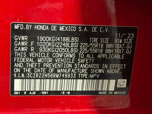 Used 2024 Honda HR-V Sport image 34