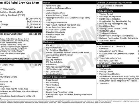 Used 2022 RAM 1500 Rebel w/ Rebel Level 2 Equipment Group image 7