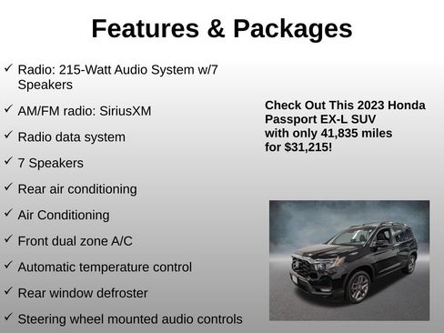 Used 2023 Honda Passport EX-L image 8