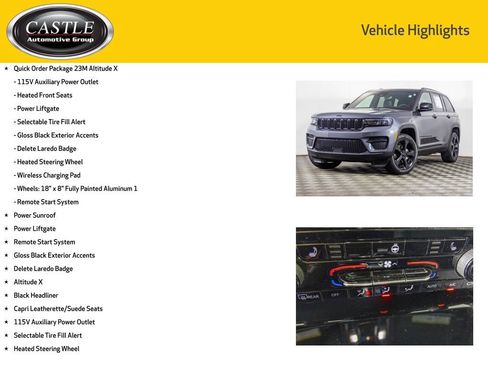 Used 2024 Jeep Grand Cherokee Altitude AWD/4WD image 8