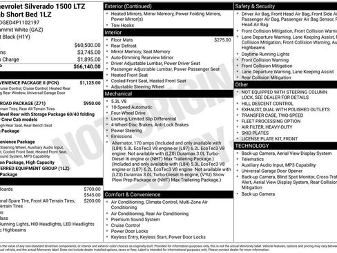 Used 2023 Chevrolet Silverado 1500 LTZ w/ LTZ Convenience Package II AWD/4WD image 2