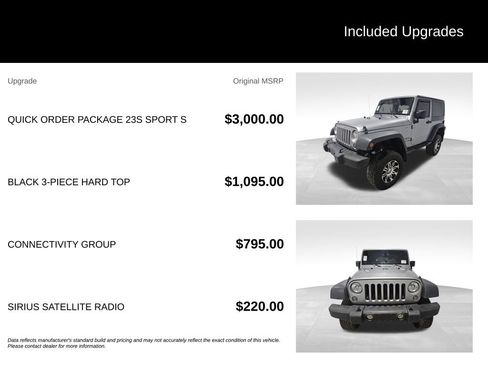 Used 2018 Jeep Wrangler Sport AWD/4WD image 2