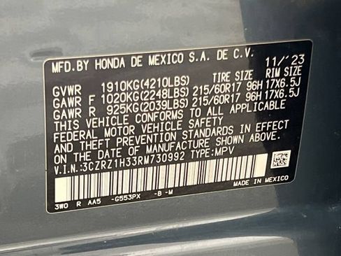 Used 2024 Honda HR-V LX image 27