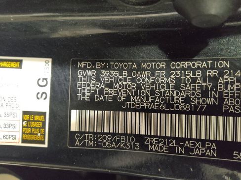 Used 2020 Toyota Corolla LE w/ Carpet Mat Package (TMS) FWD image 33