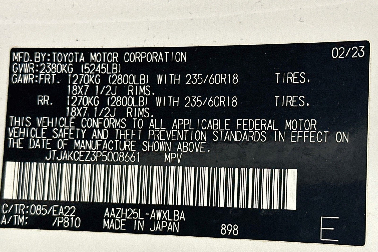 Used 2023 Lexus NX 350h AWD w/ Towing Package (2000 Lbs) image 23