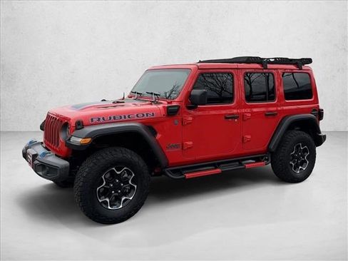 Used 2023 Jeep Wrangler Unlimited Rubicon 4xe w/ Cold Weather Group AWD/4WD image 1