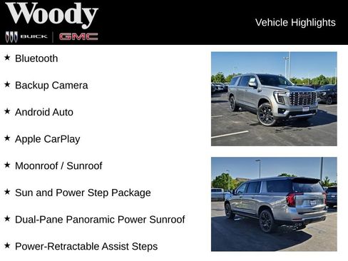 New 2026 GMC Yukon XL Denali w/ Sun & Power Step Package AWD/4WD image 3