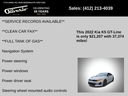 Used 2022 Kia K5 GT-Line image 5
