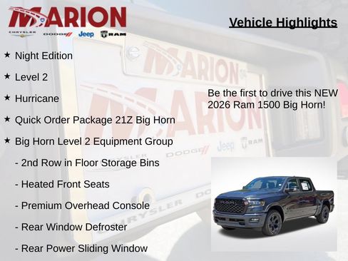New 2026 RAM 1500 Big Horn AWD/4WD image 5
