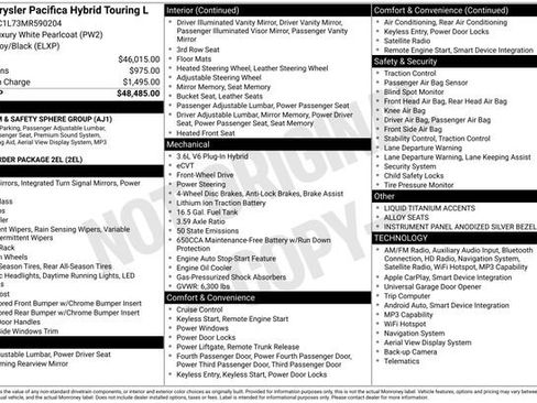 Used 2021 Chrysler Pacifica Touring-L FWD image 38