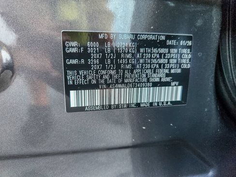 Certified 2026 Subaru Ascent Bronze Edition AWD/4WD image 26