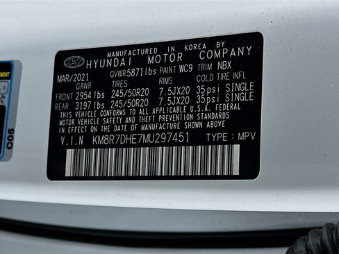 Used 2021 Hyundai Palisade Calligraphy image 12