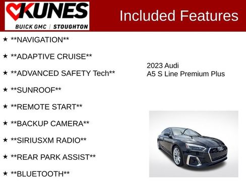 Used 2023 Audi A5 2.0T Premium Plus w/ Premium Plus AWD/4WD image 4