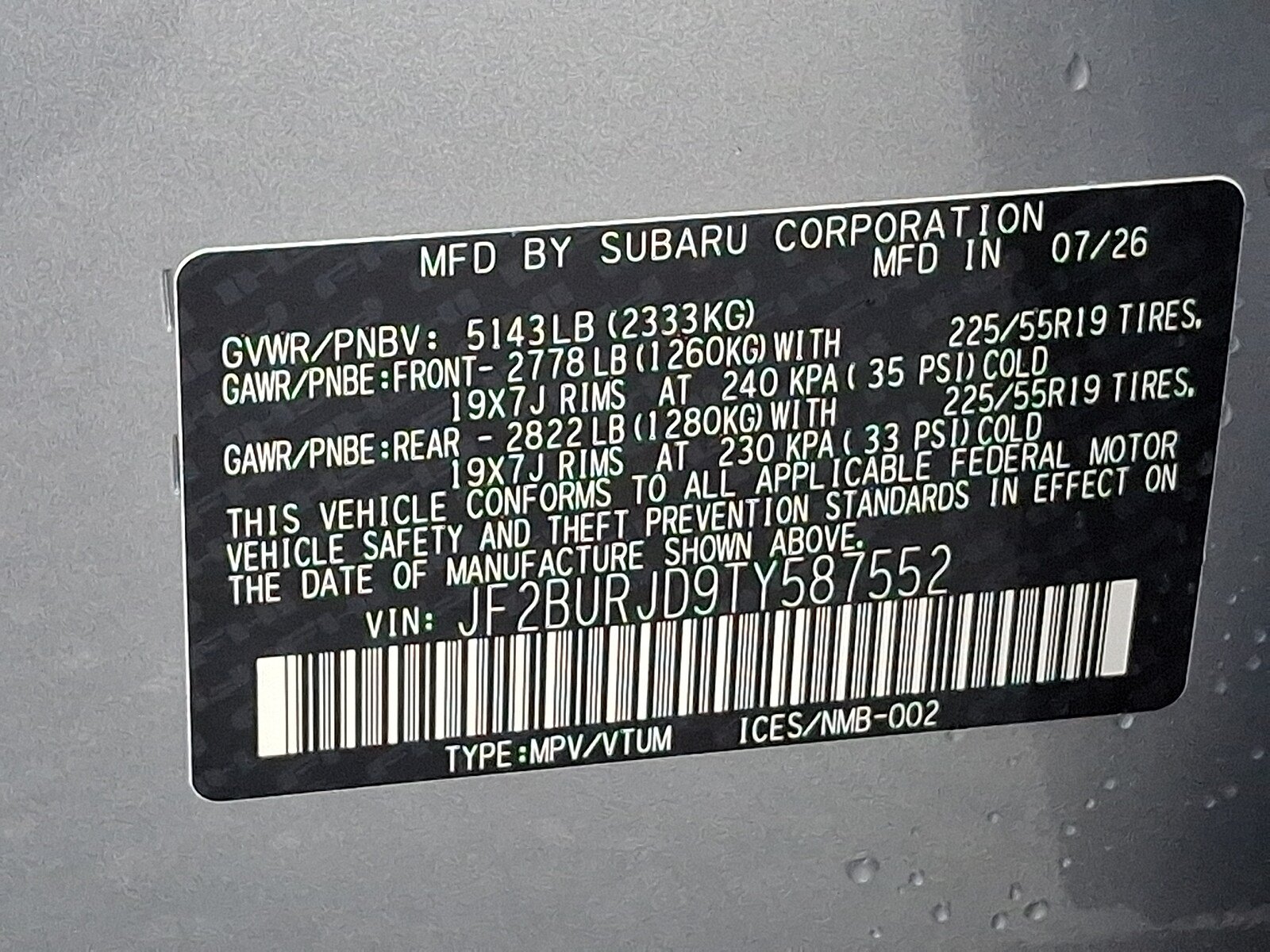 New 2026 Subaru Outback Touring XT AWD/4WD image 18